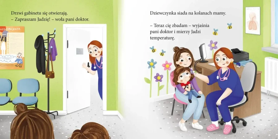 Jadzia Pętelka idzie na szczepienie / Wydawnictwo Zielona Sowa