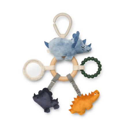 Zabawka aktywizująca Angie Dinozaur - blue fog multi mix / Liewood