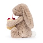 Króliczek Beżowy z Tortem Urodzinowym 31 cm / Jellycat