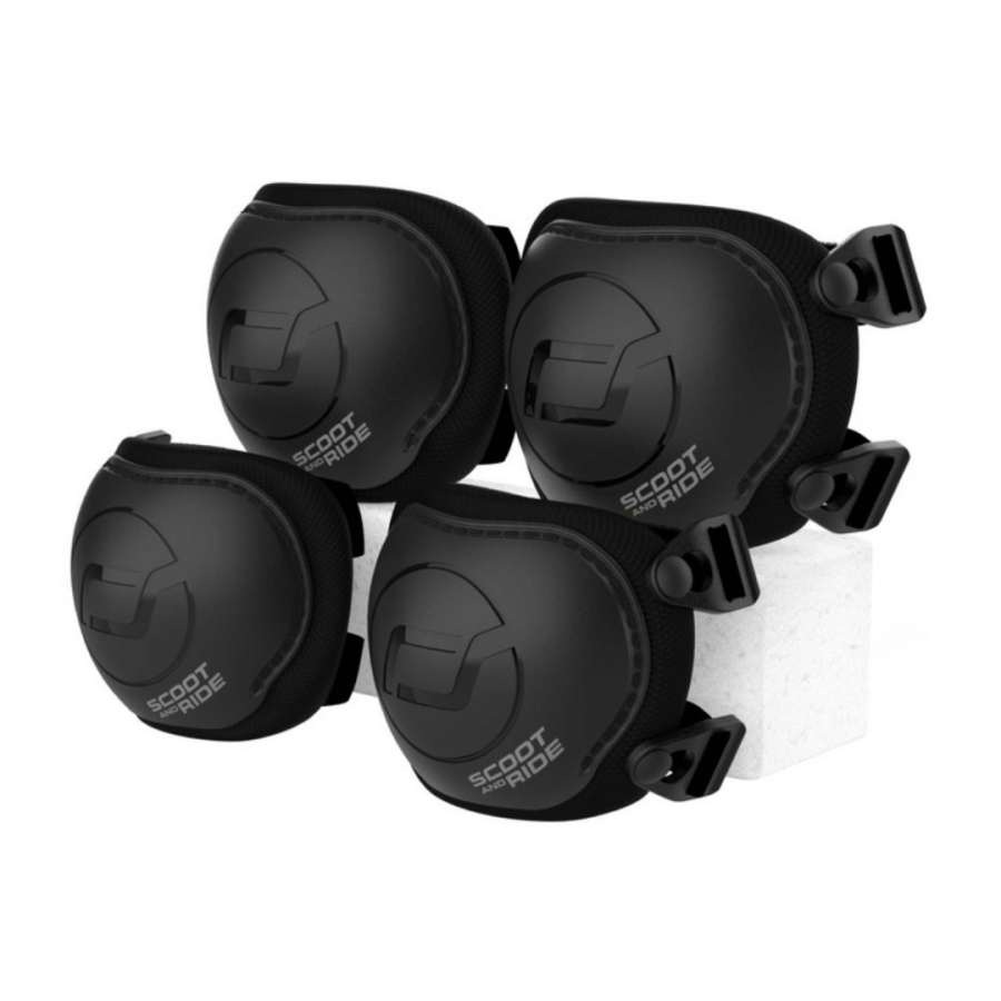 Zestaw ochraniaczy dla dzieci XXS Black / Scootandride