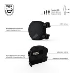 Zestaw ochraniaczy dla dzieci XXS Black / Scootandride
