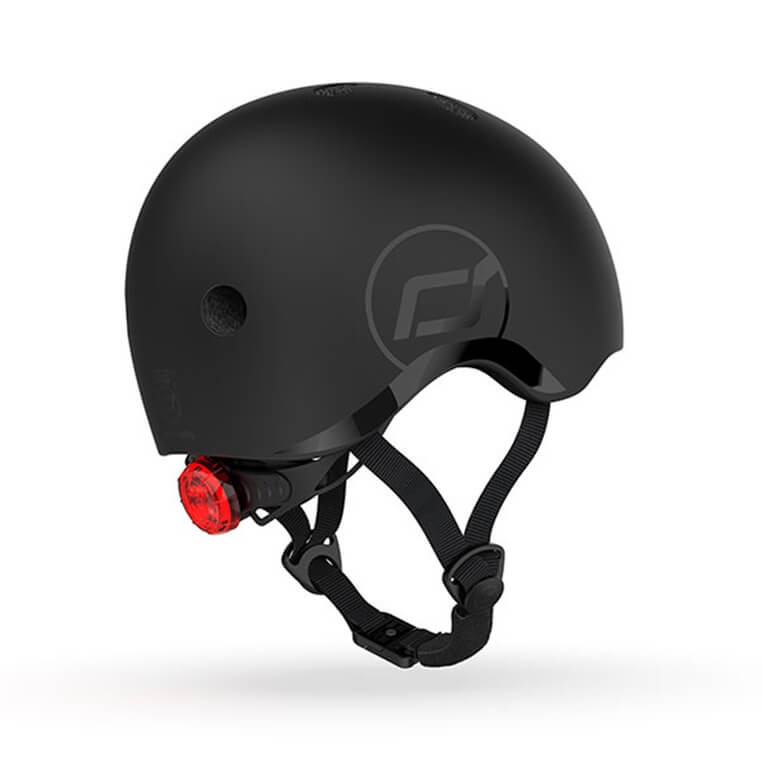 Kask S-M dla dzieci 3+ Black / Scoot&Ride