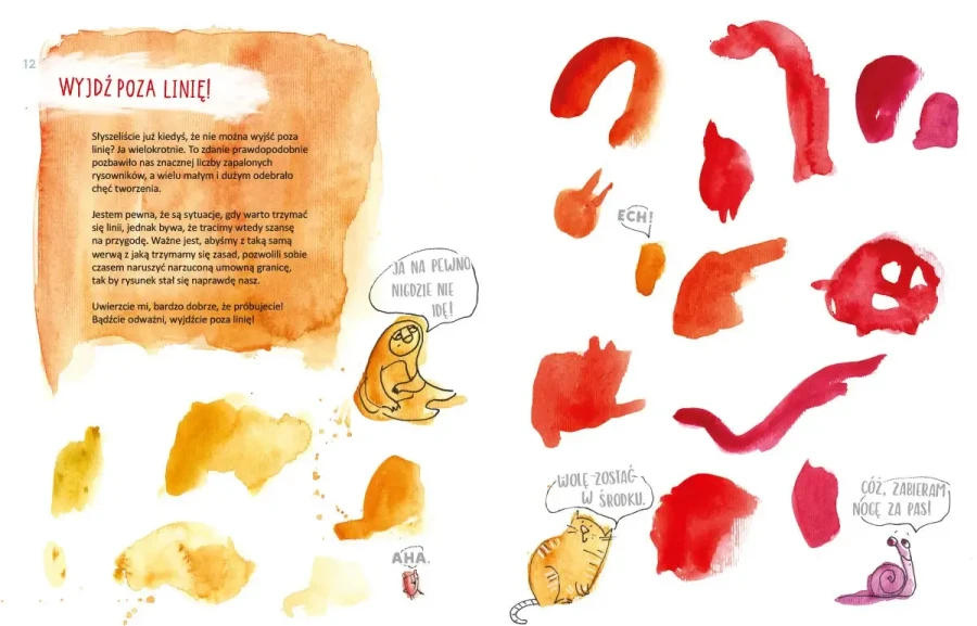 Od plamy do obrazka. Nauka kreatywnego rysowania / Wydawnictwo Nasza Księgarnia