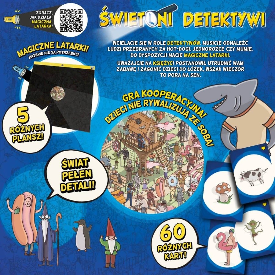 Świetlni detektywi - Gra Planszowa / Wydawnictwo Nasza Księgarnia