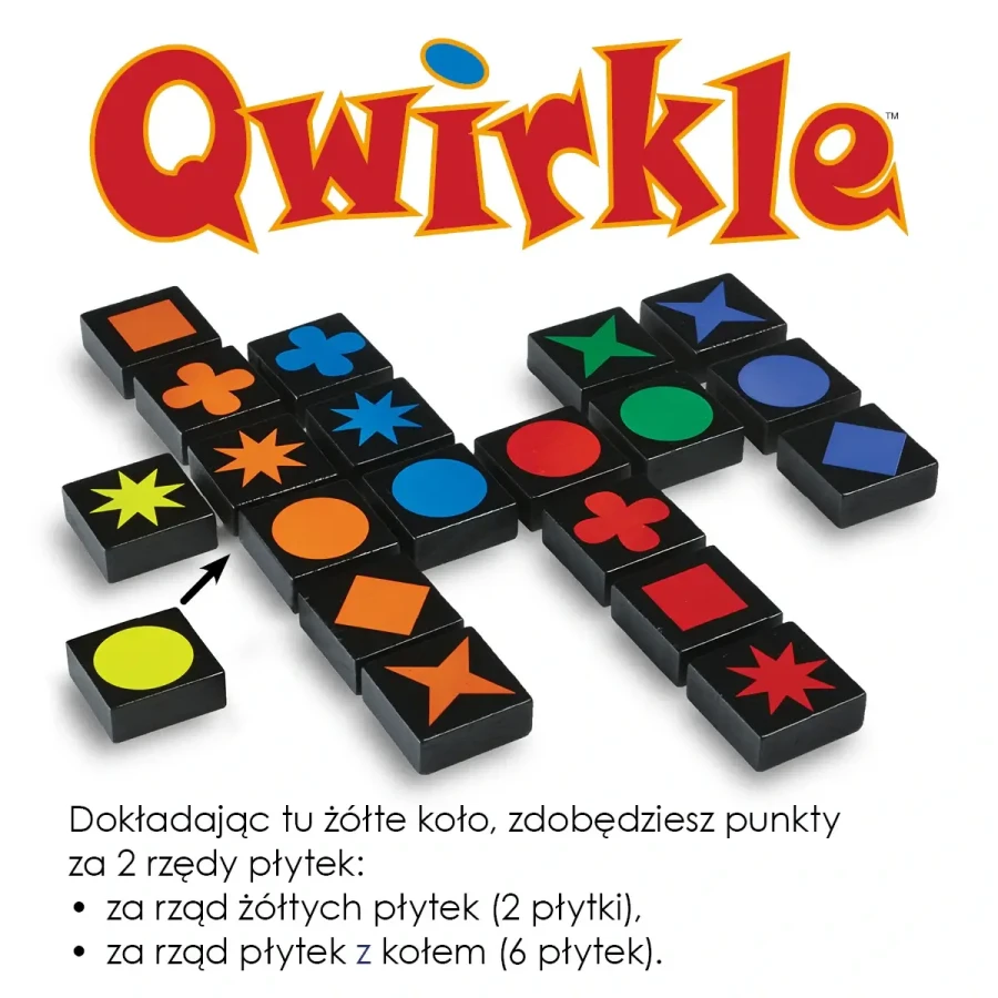 Qwirkle - Gra Planszowa / Wydawnictwo Nasza Księgarnia