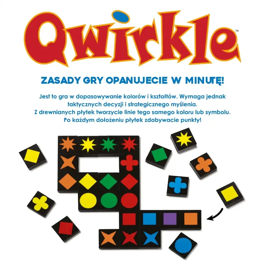 Qwirkle - Gra Planszowa / Wydawnictwo Nasza Księgarnia