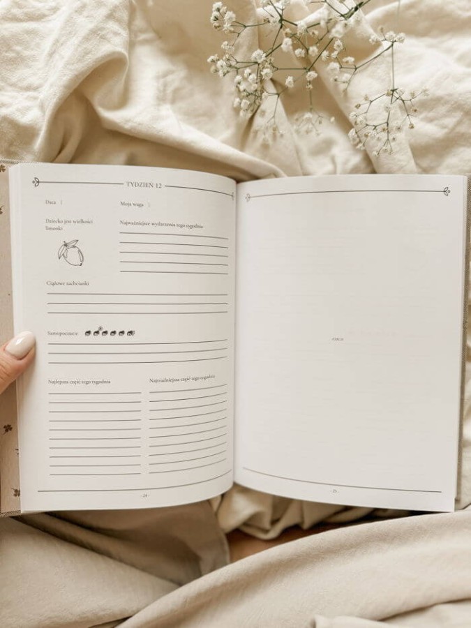 Pamiętnik ciąży - oh mama Grey Twilight / Mommy Planner