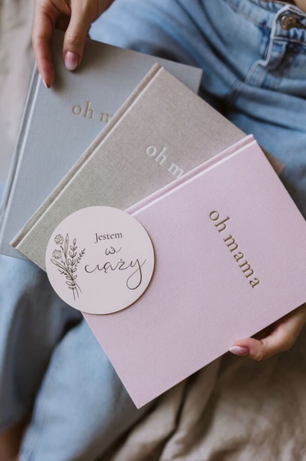 Pamiętnik ciąży - oh mama Soft Pink / Mommy Planner
