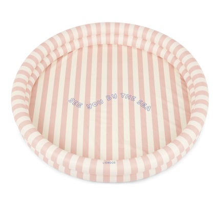 Duży basen Jean - see you by the sea, stripe sorbet rose / Liewood