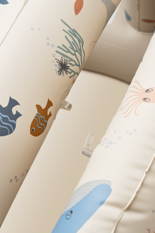 Basen z baldachimem Hadleia - sea creature, sandy / Liewood