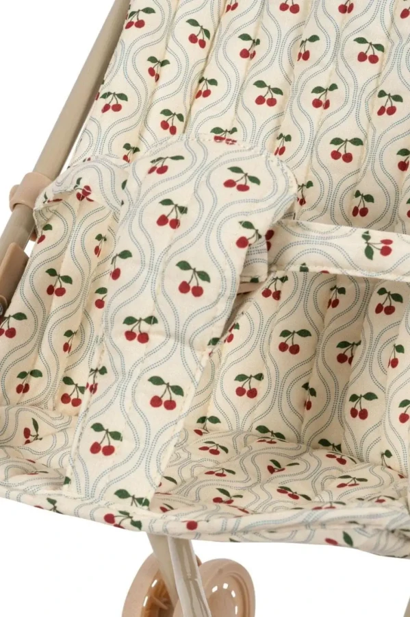 Wózek dla lalek - Cherry motif / Konges slojd