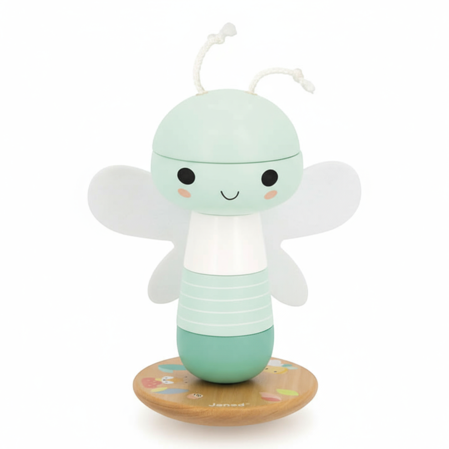 Układanka piramida drewniana Ważka Pure 12 m+ / Janod