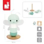 Układanka piramida drewniana Ważka Pure 12 m+ / Janod