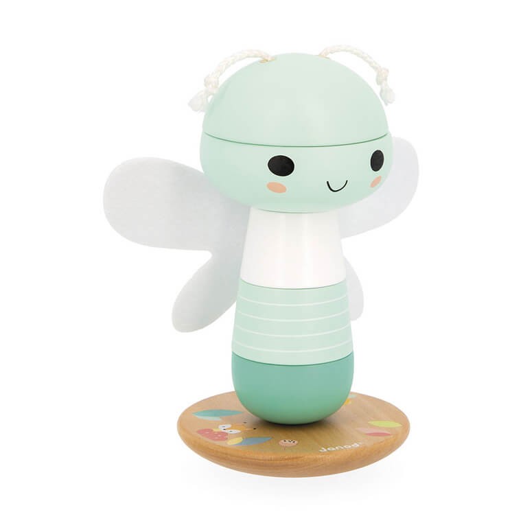 Układanka piramida drewniana Ważka Pure 12 m+ / Janod