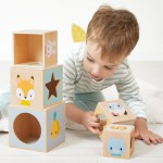 Piramida wieża drewniana 6 el. Pure 12 m+ / Janod