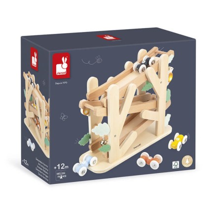 Drewniany kulodrom Rampa wyścigowa dla mrówek Sweet Cocoon 12 m+ / Janod