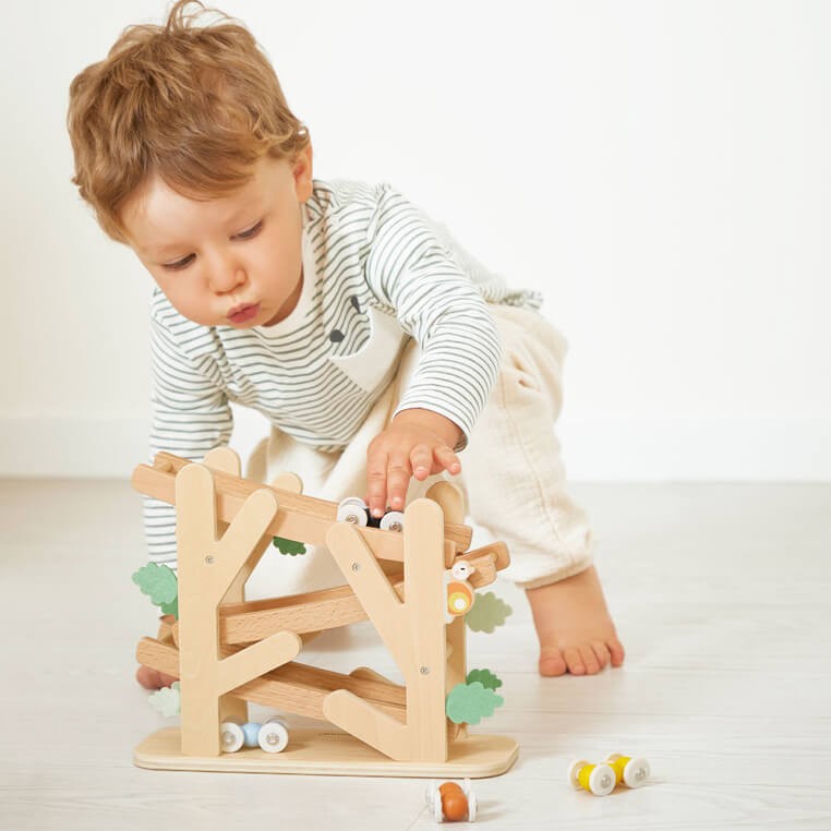 Drewniany kulodrom Rampa wyścigowa dla mrówek Sweet Cocoon 12 m+ / Janod