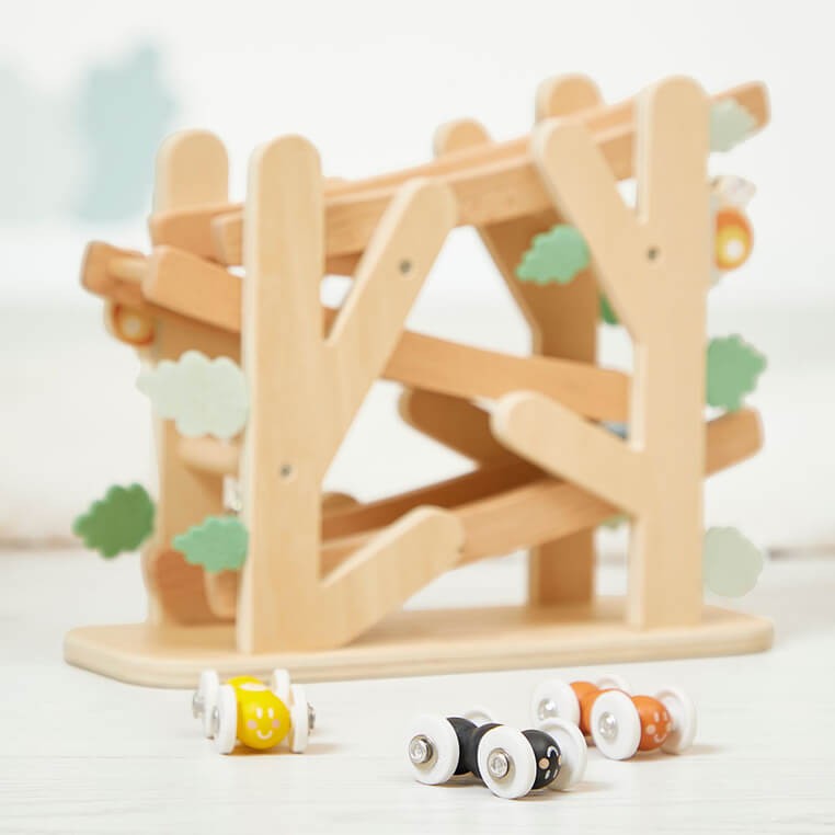 Drewniany kulodrom Rampa wyścigowa dla mrówek Sweet Cocoon 12 m+ / Janod