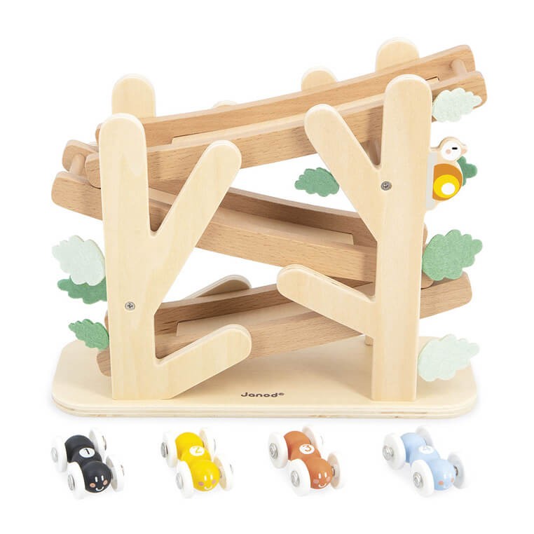 Drewniany kulodrom Rampa wyścigowa dla mrówek Sweet Cocoon 12 m+ / Janod