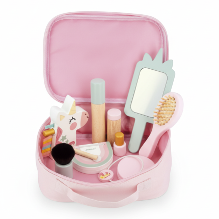 Kosmetyczka z 10 akcesoriami Mała Miss Jednorożec 3+ / Janod