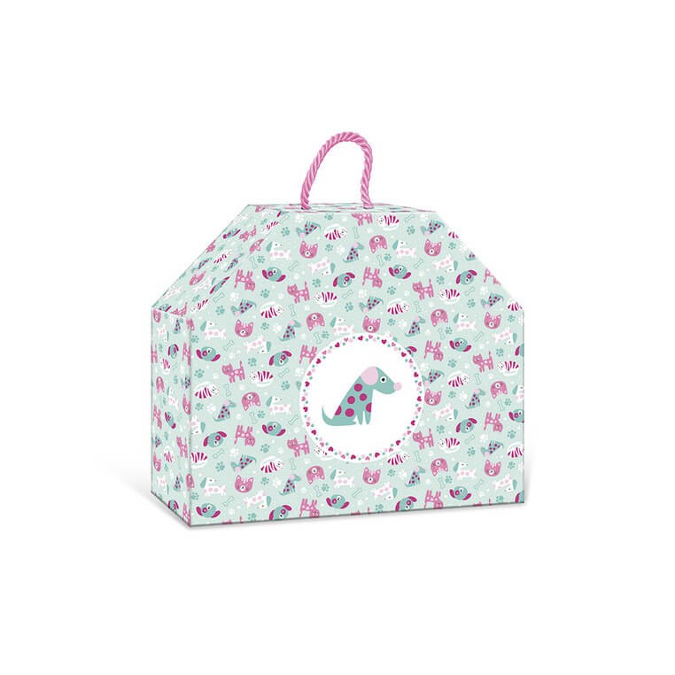 Zestaw kreatywny do tworzenia biżuterii Brokatowe spinki do włosów Pieski i kotki 5+ / Janod