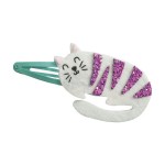 Zestaw kreatywny do tworzenia biżuterii Brokatowe spinki do włosów Pieski i kotki 5+ / Janod