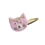 Zestaw kreatywny do tworzenia biżuterii Brokatowe spinki do włosów Pieski i kotki 5+ / Janod