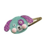 Zestaw kreatywny do tworzenia biżuterii Brokatowe spinki do włosów Pieski i kotki 5+ / Janod