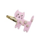 Zestaw kreatywny do tworzenia biżuterii Brokatowe spinki do włosów Pieski i kotki 5+ / Janod