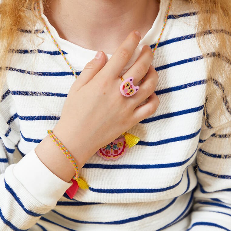 Zestaw kreatywny do tworzenia biżuterii dla przyjaciółek Klejnoty przyjaźni 8+ / Janod