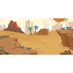 Multizestaw kreatywny 2-latka My arts & crafts Grube naklejki wielorazowe Dinozaury 2+ / Janod