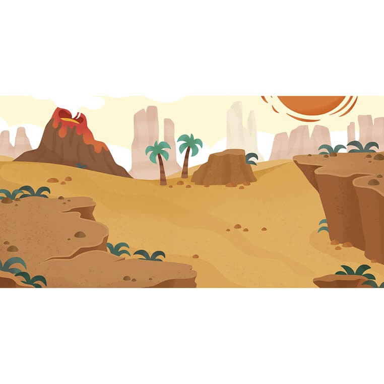 Multizestaw kreatywny 2-latka My arts & crafts Grube naklejki wielorazowe Dinozaury 2+ / Janod