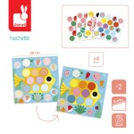 Multizestaw kreatywny 2-latka My arts & crafts Okrągłe naklejki Wokół stawu 2+ / Janod