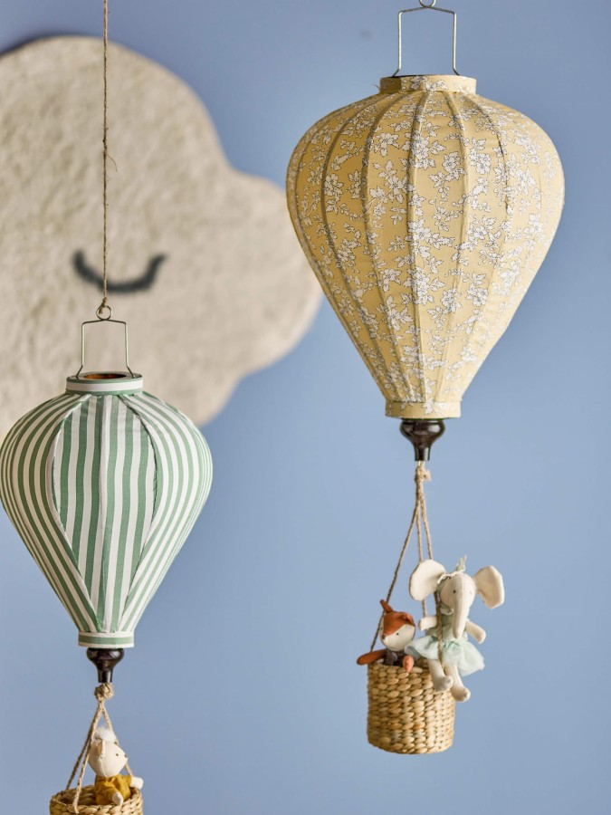 Wiszący balon Pomp - Yellow / Bloomingville Mini