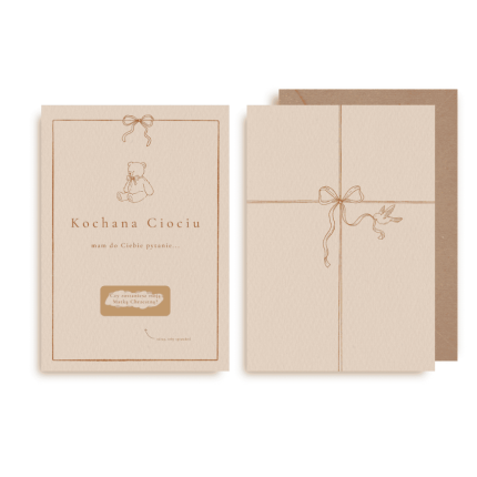 Kartka zdrapka – Czy zostaniesz moją Chrzestną? / Mommy Planner