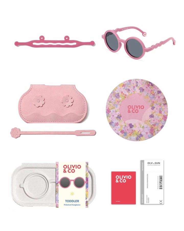 Okulary Round Rock Rose Polarized 0-3 / Olivio & Co