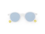 Okulary Oval Jellyfish White Polarized 3-5 / Olivio & Co
