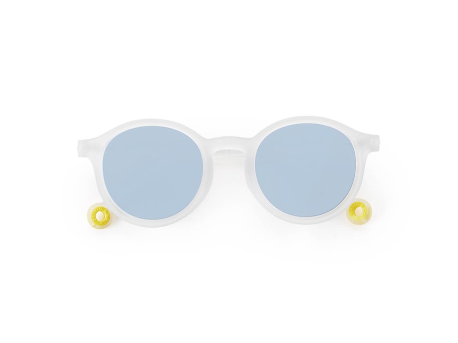 Okulary Oval Jellyfish White Polarized 3-5 / Olivio & Co