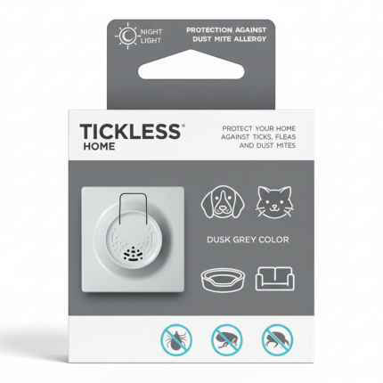 Ultradźwiękowe urządzenie chroniące przed kleszczami i pchłami TICKLESS® Home - Grey