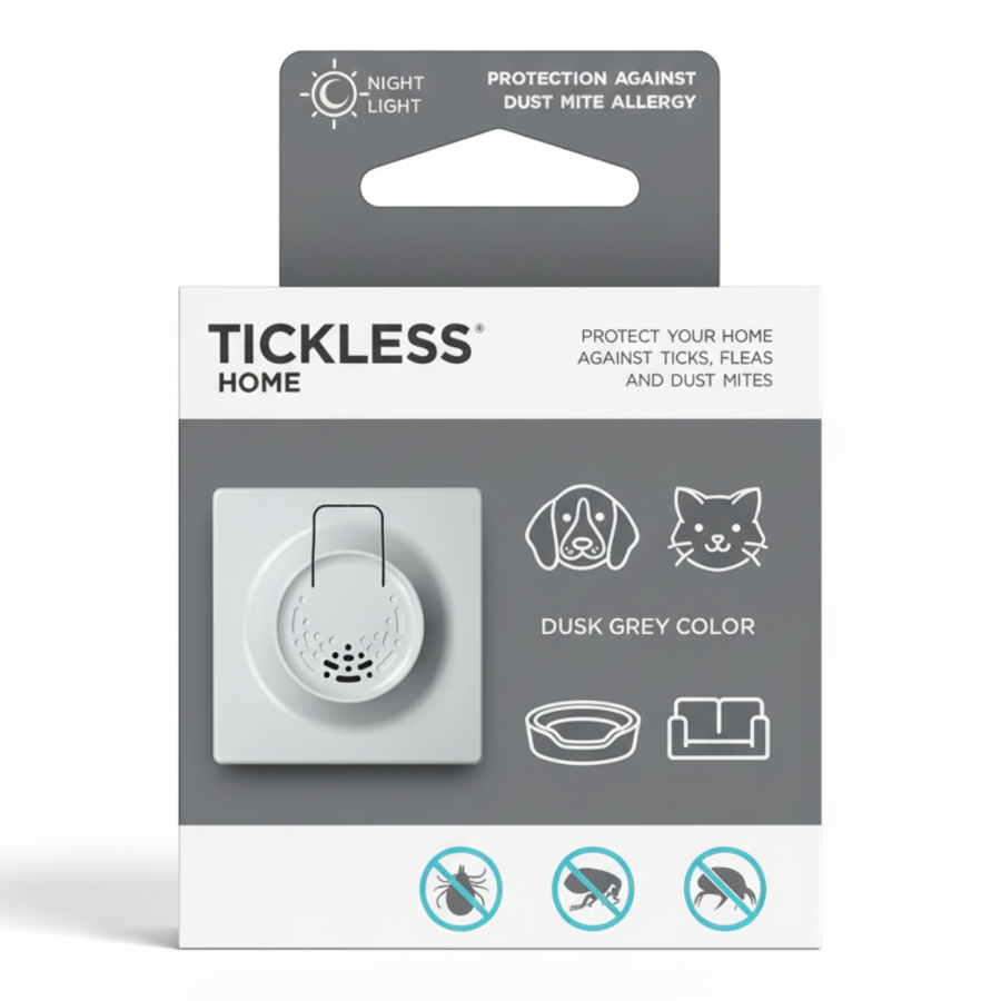 Ultradźwiękowe urządzenie chroniące przed kleszczami i pchłami TICKLESS® Home - Grey