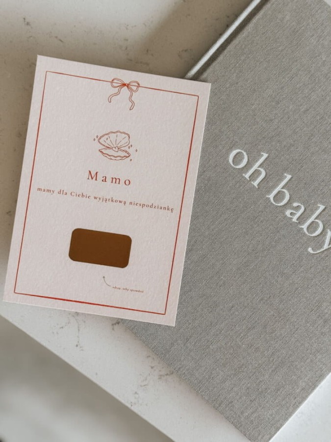 Kartka zdrapka – Zostaniesz Babcią / Mommy Planner