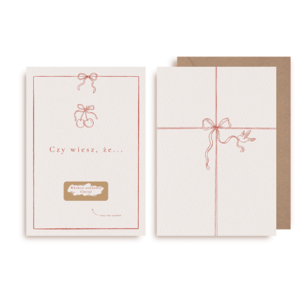 Kartka zdrapka – Zostaniesz Ciocią / Mommy Planner