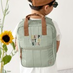 Plecak mini kwadratowy Little Gang Light khaki / Lassig