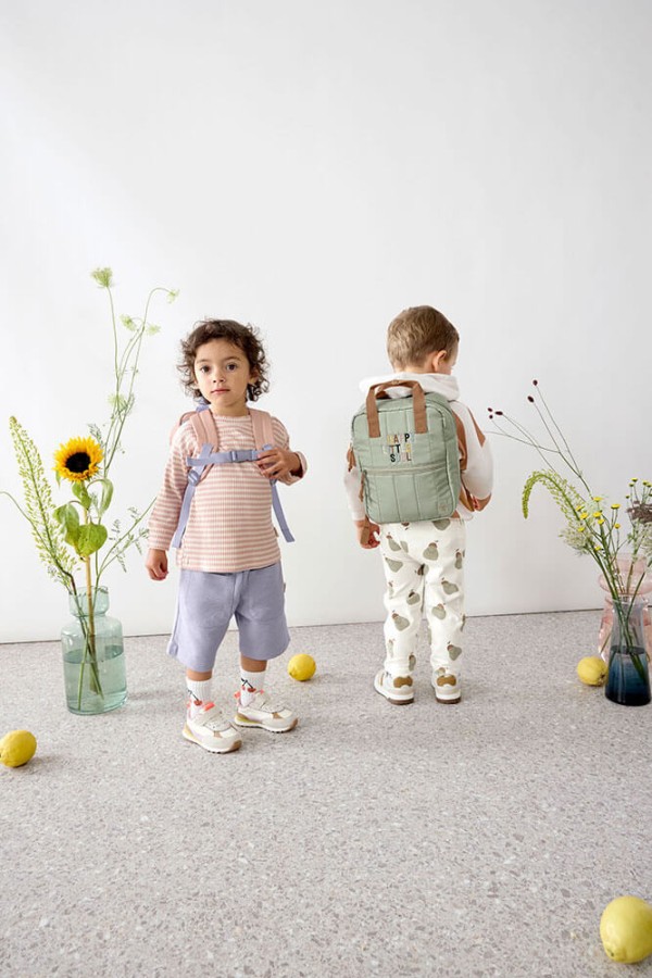 Plecak mini kwadratowy Little Gang Light khaki / Lassig