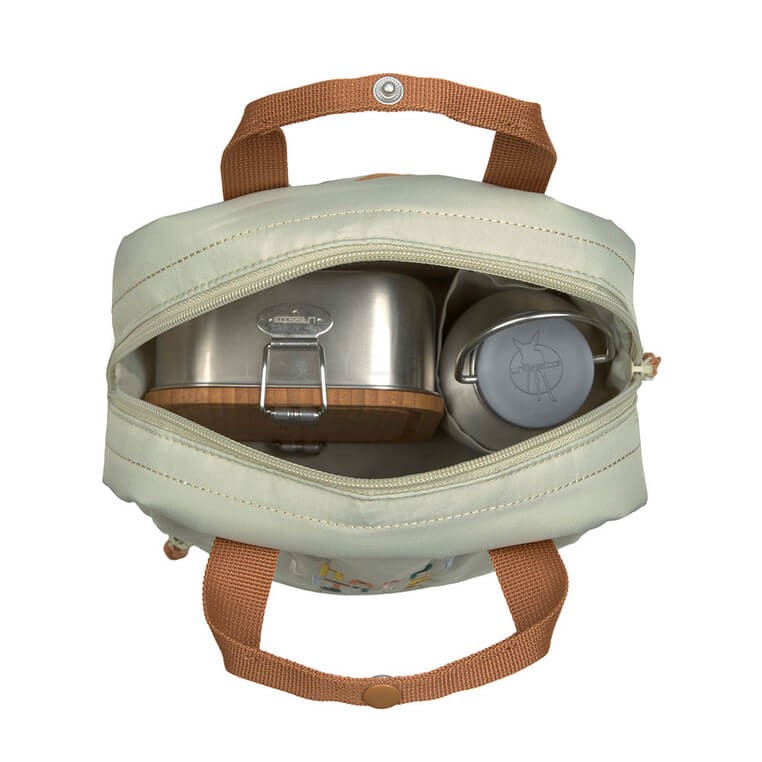 Plecak mini kwadratowy Little Gang Light khaki / Lassig