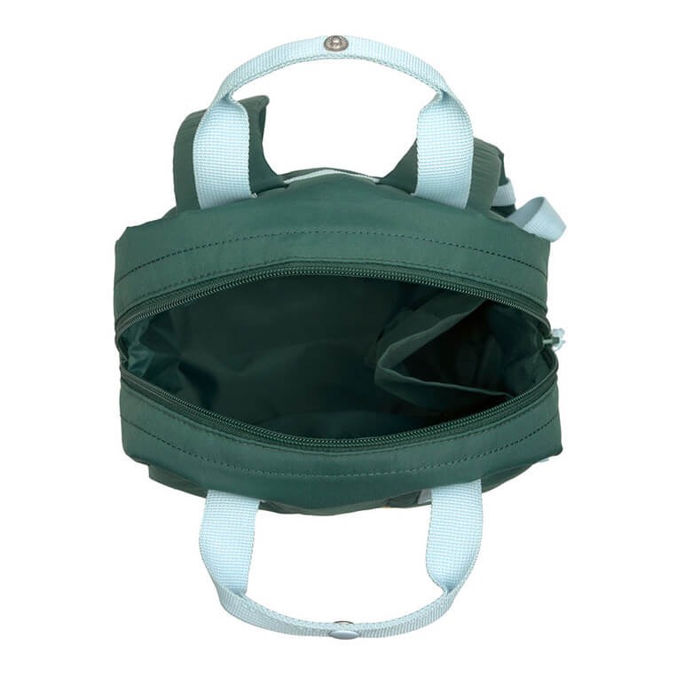 Plecak mini kwadratowy Little Gang Lemon dark green / Lassig