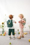 Plecak mini kwadratowy Little Gang Lemon dark green / Lassig
