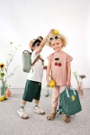 Plecak mini kwadratowy Little Gang Lemon dark green / Lassig