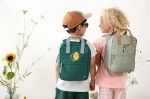 Plecak mini kwadratowy Little Gang Lemon dark green / Lassig