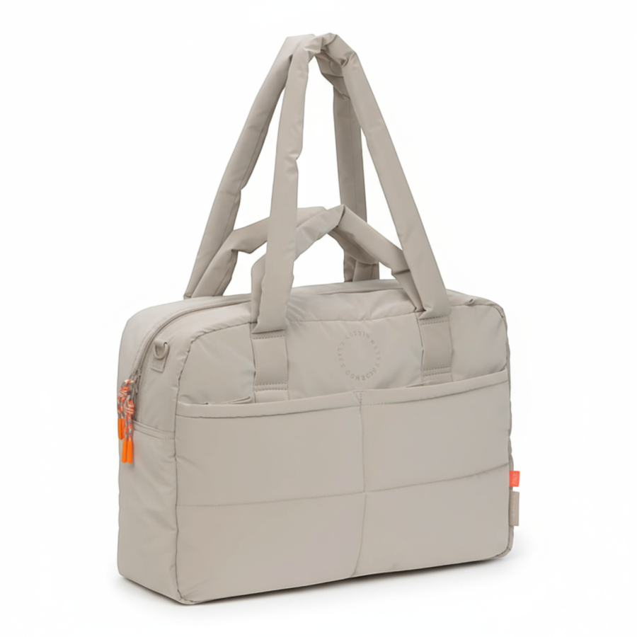 Torba dla mam z akcesoriami Everyday beige / Lassig Green Label